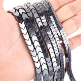Natural Hematite Stone Beads Arrow Hematite Spacer Beads for Jewelry Making