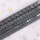 Natural Hematite Stone Beads Arrow Hematite Spacer Beads for Jewelry Making