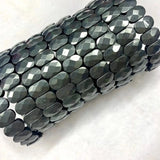Natural Hematite Stone Beads Bracelet Gemstone Bangle
