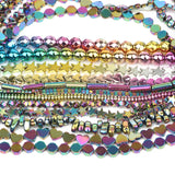Colorful Geometric Hematite Stone Beads for Jewelry Making