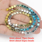 Colorful Geometric Hematite Stone Beads for Jewelry Making