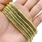 Natural Hematite Stone Flat Round Spacers Beads DIY Jewelry 3/4/6/8mm