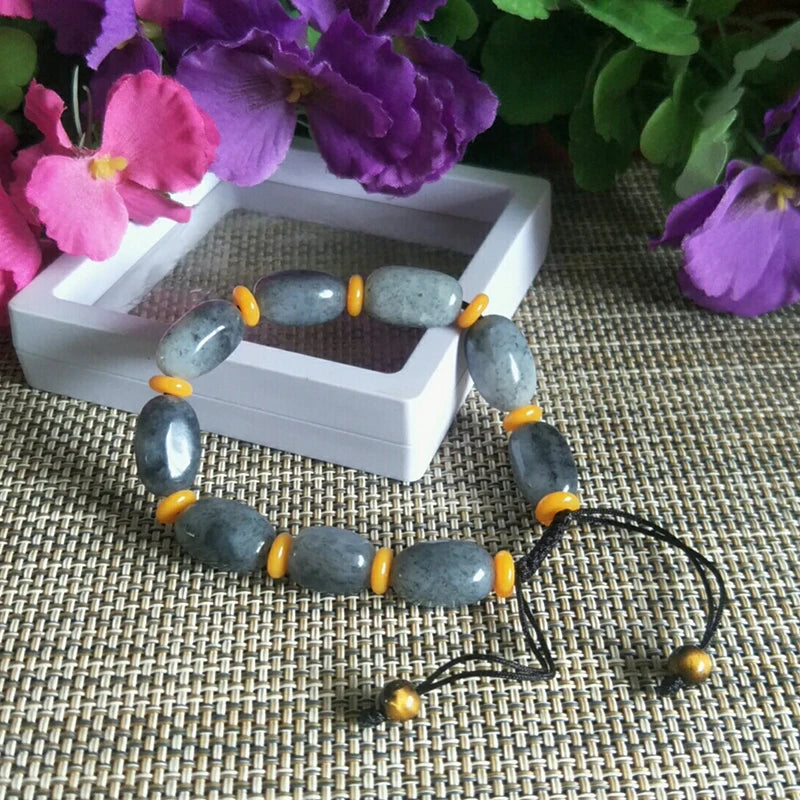 Hetian Stone Bracelet Lucky Auspicious Amulet Jade Bracelet