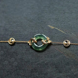 Vintage Hetian Chalcedony Carp Pearl Bracelet
