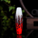 Hetian Jade Dzi Beads Pendant Necklace Carved Charm Jewelry