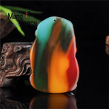 Hetian Jade Vase Ruyi Pendant Charms Sweater Chain Couple