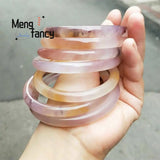 Hetian Golden Silk Jade Bangle & Charms Fine Jewelry Set