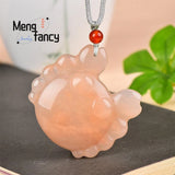 Hetian Golden Silk Jade Crab Pendant Charms - Fine Jewelry Men Women