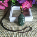 Natural Hetian Jade Avalokitesvara Jade Pendant Jewelry Lucky