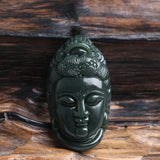 Natural Hetian Jade Avalokitesvara Jade Pendant Jewelry Lucky