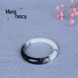 Hetian Jade Bracelet Flowers Charm Retro Fine Jewelry Girl Couple Bangle