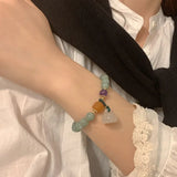 Natural Hetian Jade Bracelet Female Hand String Not Faded Senior Sense