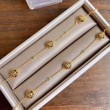 Natural Hetian Jade Bracelet Retro Chinese Style Fu Character Silver Bracelet
