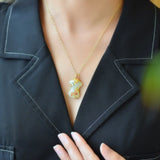 Natural Hetian Jade Cheongsam Pendant S925 Sterling Silver Inlaid Jade Cheongsam