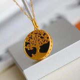 Hetian Jade Wisdom Tree Pendant S925 Sterling Silver High-Grade Pendant