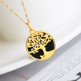 Hetian Jade Wisdom Tree Pendant S925 Sterling Silver High-Grade Pendant