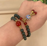 Natural Hetian Jade 6mm Beads Bracelet Necklace