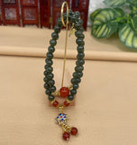 Natural Hetian Jade 6mm Beads Bracelet Necklace
