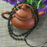 Hetian Jade Beads Necklace Lucky Exorcise Evil Spirits Auspicious Amulet