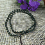 Hetian Jade Beads Necklace Lucky Exorcise Evil Spirits Auspicious Amulet