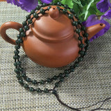 Hetian Jade Beads Necklace Lucky Exorcise Evil Spirits Auspicious Amulet