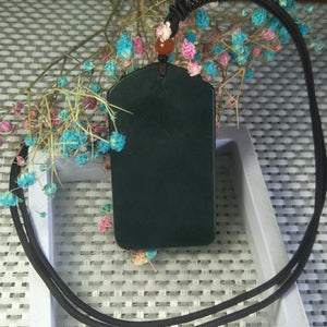 Natural Hetian Jade Carved Tiger Jade Pendant Lucky Amulet