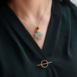 Hetian Jade Hollow Carved Chinese Knot Pendant Ruyi Necklace