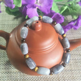 Hetian Jade Qing hua Stone Bracelet Lucky Evil Spirits Exorcise Auspicious