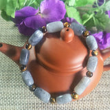 Hetian Jade Qing hua Stone Bracelet Lucky Evil Spirits Exorcise Auspicious