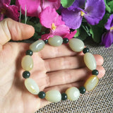 Hetian Jade Random Stone Bracelet Lucky Safety Auspicious Amulet
