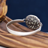 Hetian Jade Silver Bracelet Retro Jewelry for Women