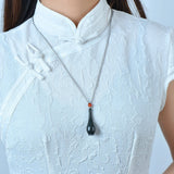 Hetian Sapphire Vase Pendant Safe Couple Men Women Jade Necklace Jewelry