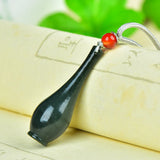 Hetian Sapphire Vase Pendant Safe Couple Men Women Jade Necklace Jewelry