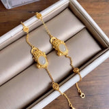 Natural Hetian Chalcedony Golden frog Ingot Bracelet Chinese Style Retro Classic