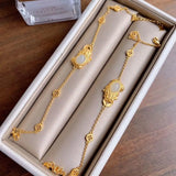 Hetian Chalcedony Golden Frog Ingot Bracelet Chinese Style Retro Classic