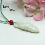 Hetian Jade Buddha Maitreya Pendant Engraved Personalized Men Women Charm