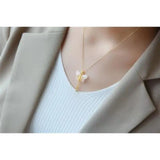 Chinese Style Hetian Jade Butterfly Tassel Pendant Necklace