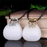 Natural Hetian Jade Handbag Blessing Pendant Charms Retro Men Women Couple