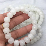 Natural Hetian Jade Bead Bracelet Lucky Amulet Jade Jewelry For Men Women
