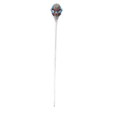 Hetian Magnolia Flower Hairpin Thai Silver Chinese Retro Lady Silver Jewelry