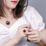 Hetian Jade Silver Ring Chinese Bamboo Charm Women's Jewel