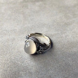 Hetian Chalcedony Silver Charm Women's Jewelry