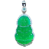 Ice Agate Green Chalcedony Pendant Women's Necklace