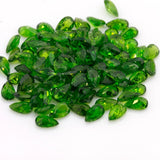 Natural High Diopside Pear Cut 3x5mm Stone Inlay