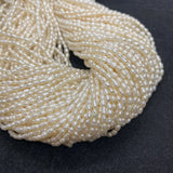 Freshwater Pearls Rice Shaped Necklace Cultured Pearl Beads DIY 2-13mm