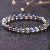 Stone Gray Moonstone Beads Bracelet For Women Charm Bracelets