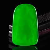 High-quality Chrysoprase Guan Gong Jade Pendant Agate Erye Pendant
