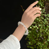 Natural Himalayan Rock Crystal Bracelet 8mm-20mm