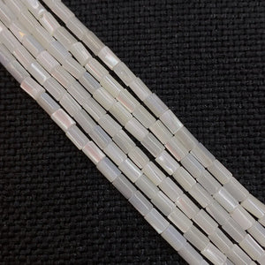 Horseshoe Shell Tube Beads 3x7mm Mother-of-pearl Long Tube Beads