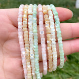 Natural Snail Shell Abacus Beads for Jewelry Making 15''
